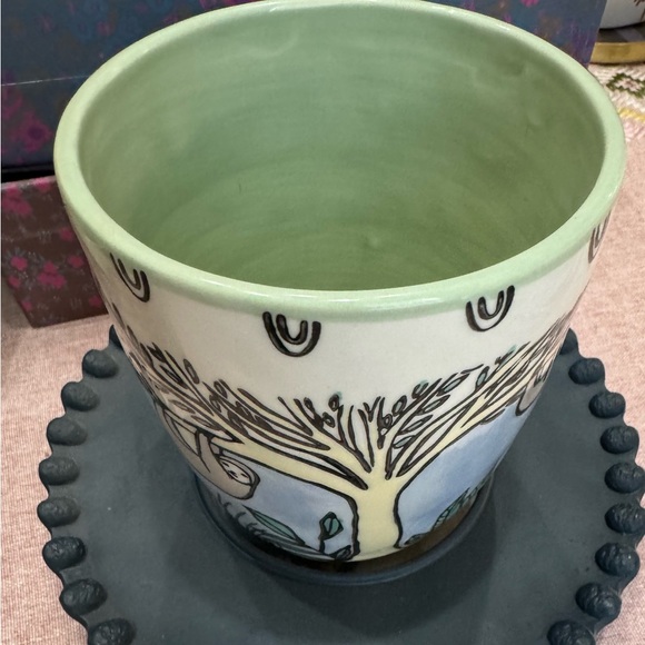 Anthropologie sloth planter super cute! NWOT - Picture 3 of 4